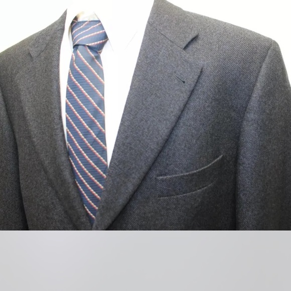 Hugo Boss Black Men Blazer Navy Blue Line Made In Turkey 100% Wool 3 Button 44R - Picture 10 of 11